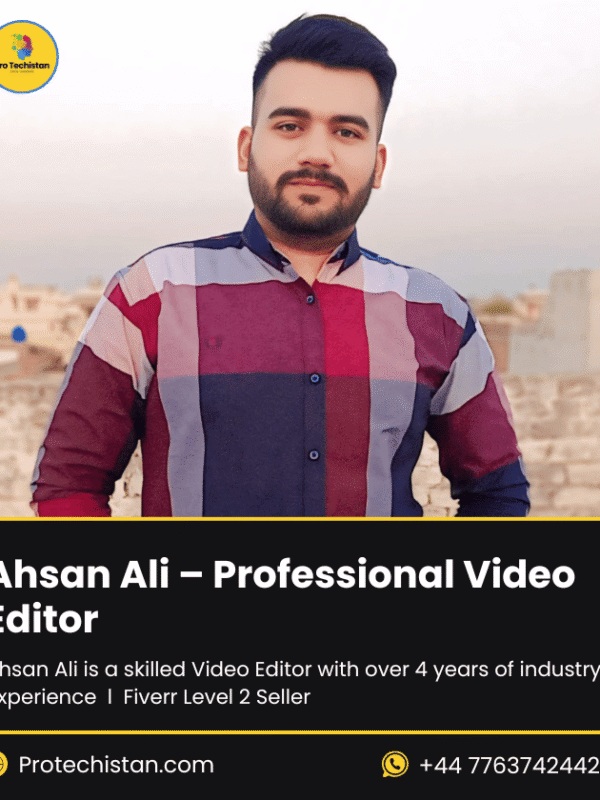 Ahsan Ali – Video Editor