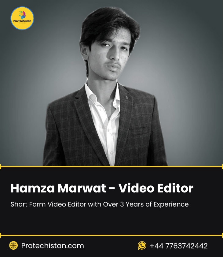 Hamza Marwat – Video Editor