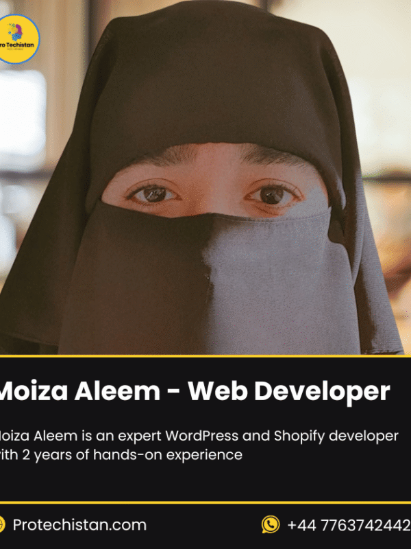Moiza Aleem – Web Developer