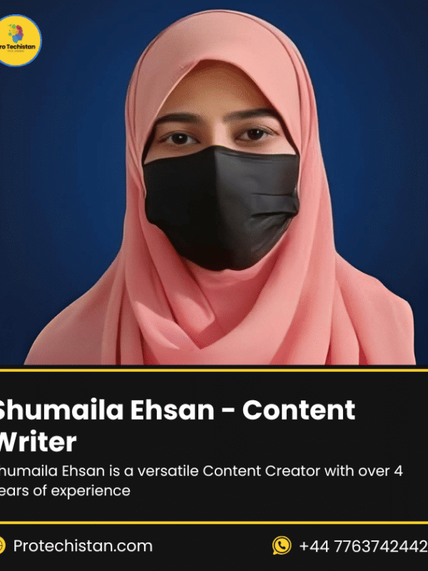 Shumaila Ehsan Content Writer
